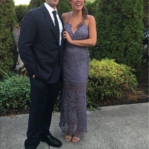 Crochet knit cocktail/guest of wedding dress